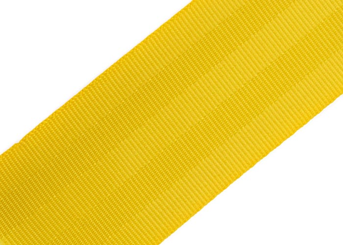 47mm Polyester Seat Belt Webbing, Yellow,
