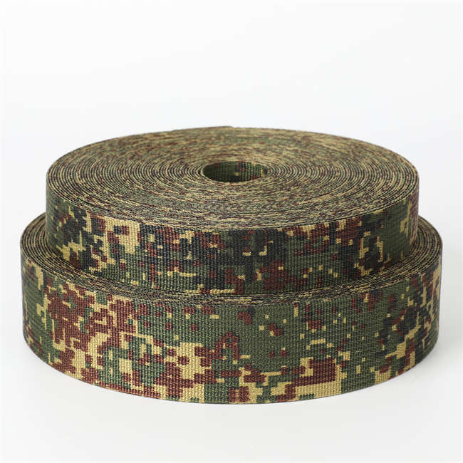 Russian Flora Digital EMP EMR Camo Nylon Webbing Tape - JUDE Webbing