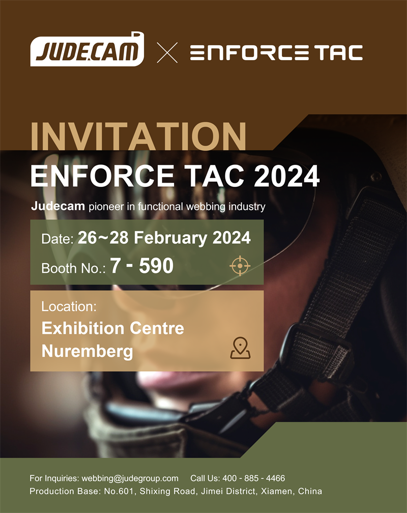 Jude Webbing Invites You to ENFORCE Tac 2024 in Germany!
