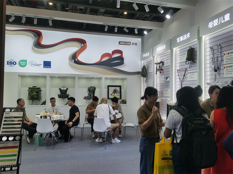 Highlights from the JUDE Webbing Booth at Intertextile Shanghai